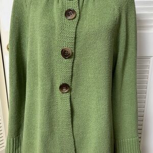 Old Navy Vintage Style Green Knit Cardigan/Jacket